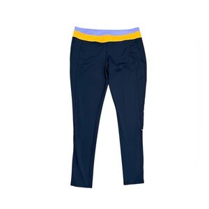 Kenneth Cole Reaction Activewear Navy Blue Leggings Size L